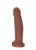 Erasexa Рыцарь большой фаллоимитатор с имитацией доспехов, 35х7 см (коричневый)