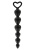 Анальная цепочка Bottom Beads, 17.5 см - Toy Joy (чёрный)