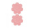 Стикеры на грудь в форме цветочков. Для многоразового использования
