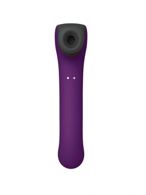 Мистер Факер Caldo - вакуумный стимулятор клитора с подогревом, 19х3 см (фиолетовый)