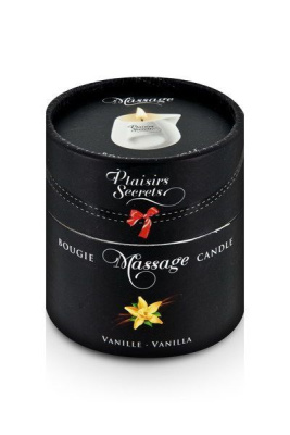 MASSAGE CANDLE VANILLA - Свеча с массажным маслом, 80 мл