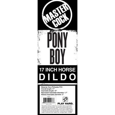 Pony Boy - огромный фаллоимитатор, 43.2х7.6 см
