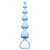 Lola Games Heart's Beads анальная цепочка, 14.2х3 см (голубой)