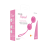 Joyballs Trend - Шарики для тренировки интимных мышц, 3.7 см (розовый)