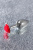 Metal by TOYFA  - Анальная втулка  с красной розочкой, 8х2,7 см 