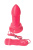 ToyFa POPO Pleasure S - Вибровтулка с выносным пультом управления вибрацией, 11.9х3 см (розовый) 