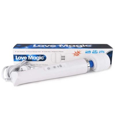 Love Magic Rechargeable Original - универсальный вибромассажер с 20-ю режимами вибрации, 32х6.4 см. 