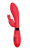 Indeep Yonce силиконовый вибратор кролик с 10 режимами вибрации, 20.5х3.3 см (красный)