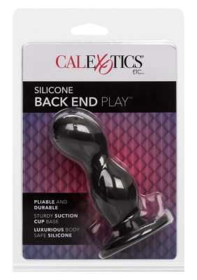 CalExotics Back End Play силиконовый анальный стимулятор на присоске, 14.5х4 см 