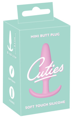 Cuties - Анальная пробка мини, 8,4 см (розовый) 