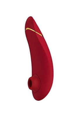 Модный бесконтактный стимулятор клитора Womanizer Premium, 15,5 см (красный) 