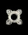 Браззерс - Набор колец на член, 4х1.5 см (прозрачный)