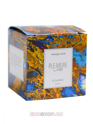  Pleasure Lab At sunrise - ароматизированная массажная свеча (табак и какао), 50мл