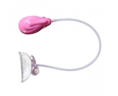 Baile - Женская вакуумная помпа для клитора, 12х6 см (розовый)