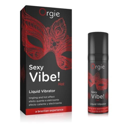 Orgie Sexy Vibe Hot - возбуждающий гель с эффектом вибрации, 15 мл