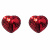 Lola Games Burlesque Rand пэстисы в форме сердечек (красный)