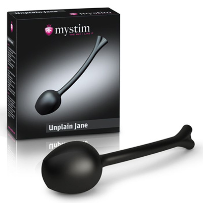 Mystim E-stim Geisha Ball, Mono Unplain Jane - Вагинальный шарик с миостимуляцией, 3.3 см/45 г
