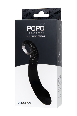 TOYFA POPO Pleasure - Анальный стимулятор, 18 см (черный) 