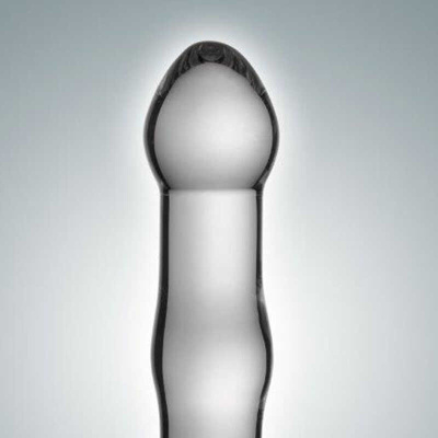 Джага - Джага - Стеклянная анальная пробка 0009, 14х2.5 см