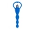Браззерс - Анальная ёлочка с вибрацией, 14х3.5 см (синяя)