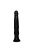 Анальный стимулятор - без мошонки, 14 см (черный)