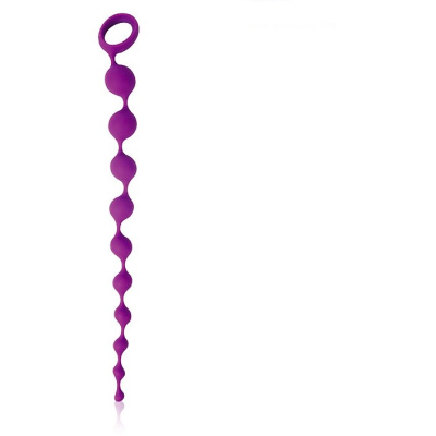 Анальный стимулятор-цепочка от Cosmo, 32 см (фиолетовый)