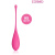 Bior Toys - Вагинальный шарик из силикона, 18х2.6 см (розовый)