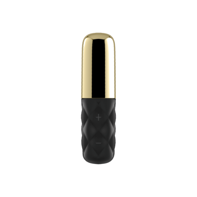 Satisfyer Mini Lovely Honey - мощный мини-вибратор, 11.4х3 см (чёрный) 