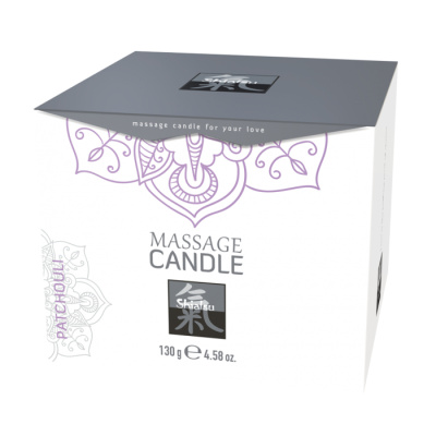 Shiatsu Massage Candle Patchouli - Ароматизированная массажная свечка, 130 г (пачули)