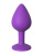 PipeDream Fantasy For Her Her Little Gem Medium Plug -  Анальная пробка со стразом среднего размера, 7,6х3,6 см (фиолетовый) 