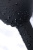 Анальная втулка POPO Pleasure by TOYFA со стразом S, силикон, черная, 7,2 см, Ø 2,8 см, 25 г