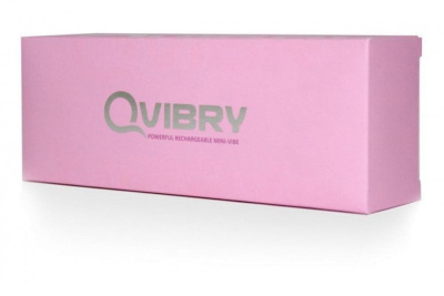 Qvibry Mini Vibe - Миниатюрный вибратор, 12х2 см (розовый) 