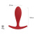 Le Frivole Libra - Бордовая анальная пробка, 9.5х2.9 см 