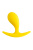 Анальная втулка ToDo by Toyfa Blob, водонепроницаемая, силикон, желтая, 5,5 см, Ø 2,1 см