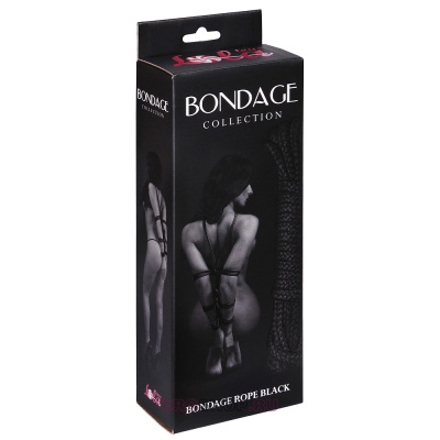 Веревка для связывания Bondage Collection, 9 м. (черный)