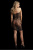 Shots Star Rhinestone - Мини платье без бретелек со стразами (S/M черное)