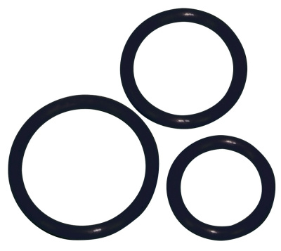 Набор из трех эрекционных колец - Orion, 3 шт (чёрный) 
