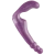 The Gal Pal - Безремневой  страпон, 15.7х3 см (фиолетовый)
