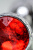 Metal by TOYFA - Анальная пробка с красным кристаллом, 7,1 см (серебристый) 