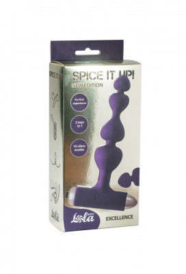 Lola Games Spice it up New Edition Excellence анальная пробка с вибрацией, 15х3.2 см (фиолетовый) 