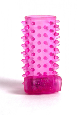 4sexdream - Вибронасадка сквозная, 7,5 см (розовый) 