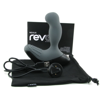 Массажер простаты Revo2, 15 см - Nexus (серый) 