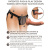 PipeDream Comfy Body Dock Strap-On Harness - Трусики для насадки с присоской, One size