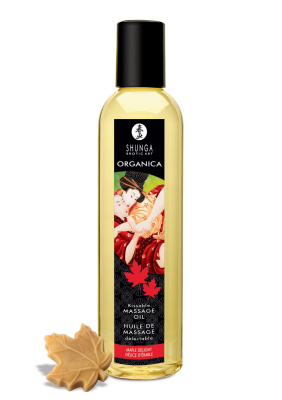 Ароматизированное массажное масло Shunga Organica Maple Delight, 250 мл (кленовый сироп)