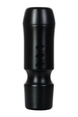 A-Toys - Мастурбатор-ротик в черной колбе, 24х7.6 см