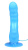 NMC Bunny Icy - Вибратор с клиторальным стимулятором на присоске, 18х4 см (голубой)