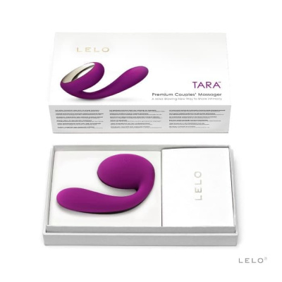 LELO Tara - Вибромассажер для пар, 10х2.5 см (фиолетовый) 