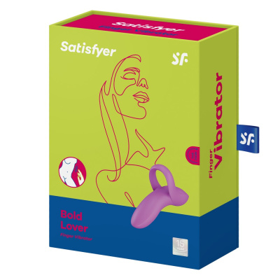 Satisfyer Bold Lover - Вибростимулятор, 9,3х2,4 см (розовый) 