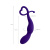 ToDo by Toyfa Wlap - Анальная пробка с петлей для пальца в виде сердечка, 16х2.5 см (фиолетовый) 