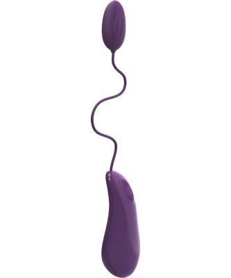 Bswish Bnaughty Deluxe Royal Purple - Силиконовое виброяйцо с пультом на проводе, 5х2.2 см (фиолетовый)